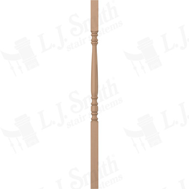 L.J. Smith 1-3/4" Square Top Baluster · LJ-5005-P 42 — stair parts selection with LeviArs Design & Remodeling