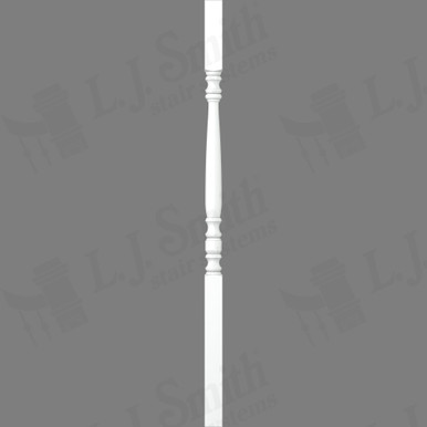 L.J. Smith 1-3/4" Square Top Baluster · LJ-5005-PRG 42 — stair parts selection with LeviArs Design & Remodeling