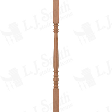 L.J. Smith 1-3/4" Square Top Baluster · LJ-5005-WO 34 — stair parts selection with LeviArs Design & Remodeling