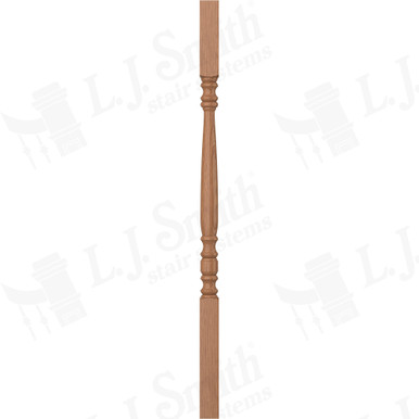 L.J. Smith 1-3/4" Square Top Baluster · LJ-5005-WO 38 — stair parts selection with LeviArs Design & Remodeling