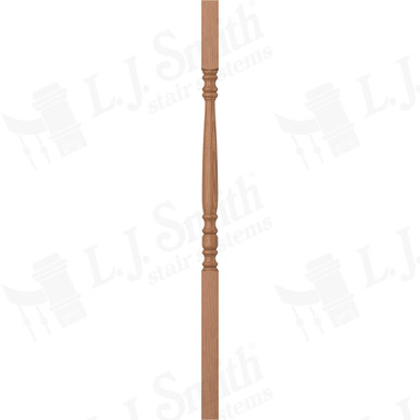 L.J. Smith 1-3/4" Square Top Baluster · LJ-5005-WO 42 — stair parts selection with LeviArs Design & Remodeling
