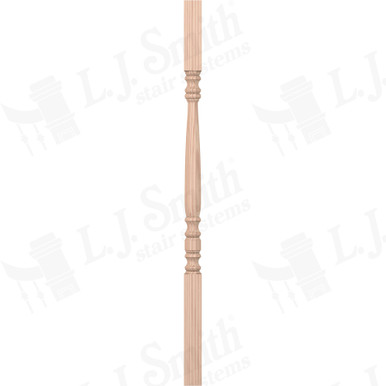 L.J. Smith 1-3/4" Square Top Baluster · LJ-50058-B 38 — stair parts selection with LeviArs Design & Remodeling