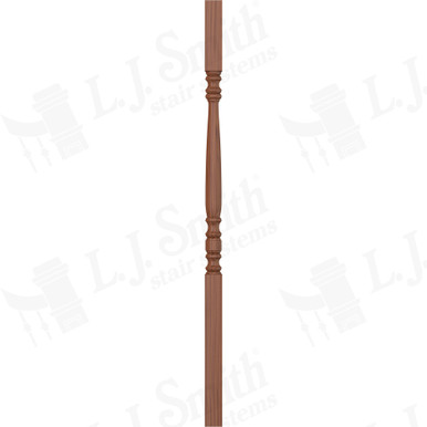 L.J. Smith 1-3/4" Square Top Baluster · LJ-50058-C 42 — stair parts selection with LeviArs Design & Remodeling