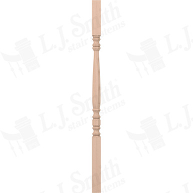 L.J. Smith 1-3/4" Square Top Baluster · LJ-50058-M 38 — stair parts selection with LeviArs Design & Remodeling