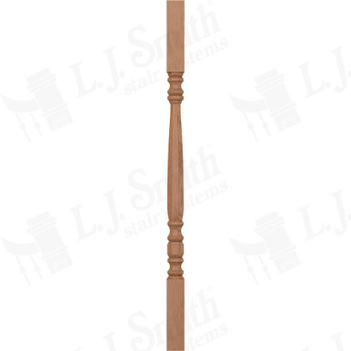 L.J. Smith 1-3/4" Square Top Baluster · LJ-50058-WO 34 — stair parts selection with LeviArs Design & Remodeling