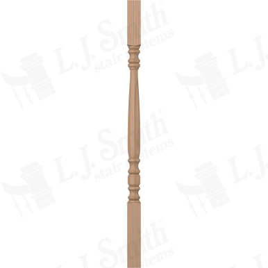 L.J. Smith 1-3/4" Square Top Baluster · LJ-5005ND-P 31 — stair parts selection with LeviArs Design & Remodeling