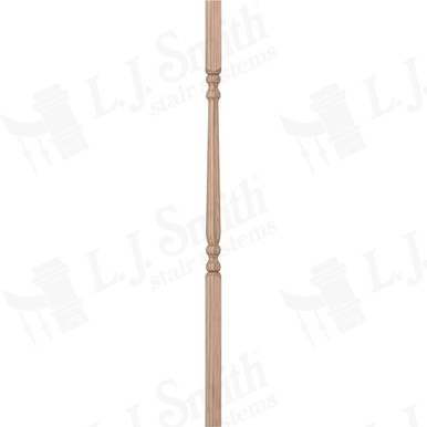 L.J. Smith 1-3/4" Square Top Baluster · LJ-5090-HK 42 — stair parts selection with LeviArs Design & Remodeling