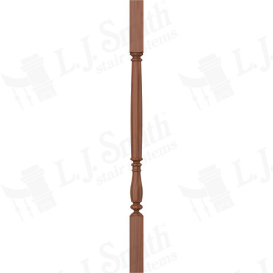 L.J. Smith 1-3/4" Square Top Baluster · LJ-5V05-C 34 — stair parts selection with LeviArs Design & Remodeling