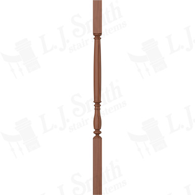 L.J. Smith 1-3/4" Square Top Baluster · LJ-5V05-C 38 — stair parts selection with LeviArs Design & Remodeling