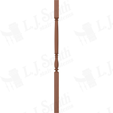 L.J. Smith 1-3/4" Square Top Baluster · LJ-5V05-C 42 — stair parts selection with LeviArs Design & Remodeling