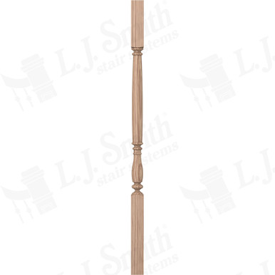 L.J. Smith 1-3/4" Square Top Baluster · LJ-5V05-HK 38 — stair parts selection with LeviArs Design & Remodeling