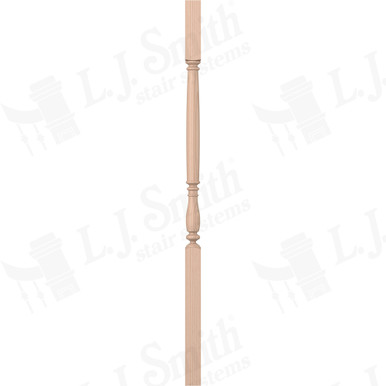 L.J. Smith 1-3/4" Square Top Baluster · LJ-5V05-M 42 — stair parts selection with LeviArs Design & Remodeling