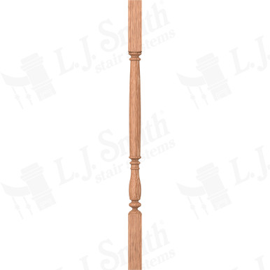 L.J. Smith 1-3/4" Square Top Baluster · LJ-5V05-O 34 — stair parts selection with LeviArs Design & Remodeling