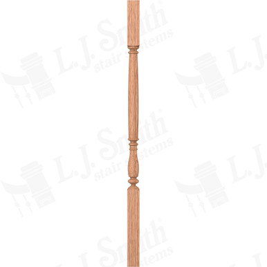 L.J. Smith 1-3/4" Square Top Baluster · LJ-5V05-O 38 — stair parts selection with LeviArs Design & Remodeling