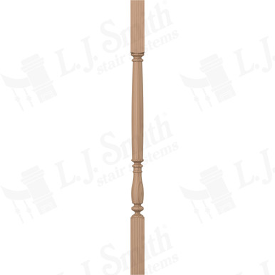 L.J. Smith 1-3/4" Square Top Baluster · LJ-5V05-P 34 — stair parts selection with LeviArs Design & Remodeling