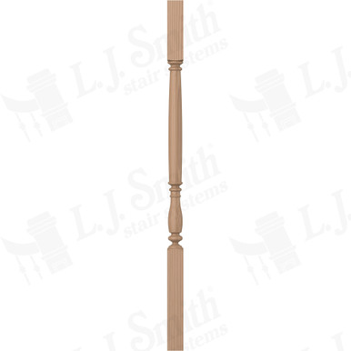 L.J. Smith 1-3/4" Square Top Baluster · LJ-5V05-P 38 — stair parts selection with LeviArs Design & Remodeling