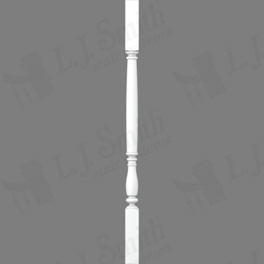 L.J. Smith 1-3/4" Square Top Baluster · LJ-5V05-PRG 34 — stair parts selection with LeviArs Design & Remodeling