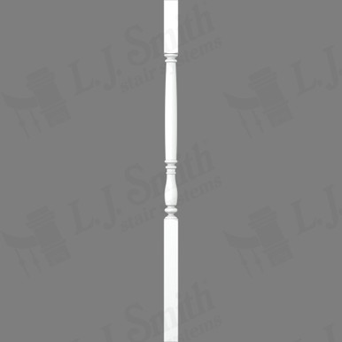 L.J. Smith 1-3/4" Square Top Baluster · LJ-5V05-PRG 42 — stair parts selection with LeviArs Design & Remodeling