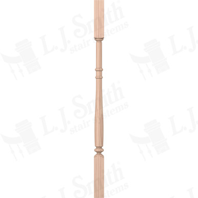 L.J. Smith 1-3/4" Square Top Baluster · LJ-5V25-B 34 — stair parts selection with LeviArs Design & Remodeling