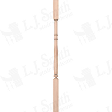L.J. Smith 1-3/4" Square Top Baluster · LJ-5V25-B 38 — stair parts selection with LeviArs Design & Remodeling