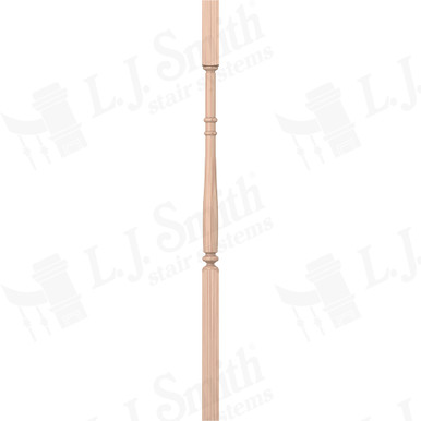 L.J. Smith 1-3/4" Square Top Baluster · LJ-5V25-B 42 — stair parts selection with LeviArs Design & Remodeling