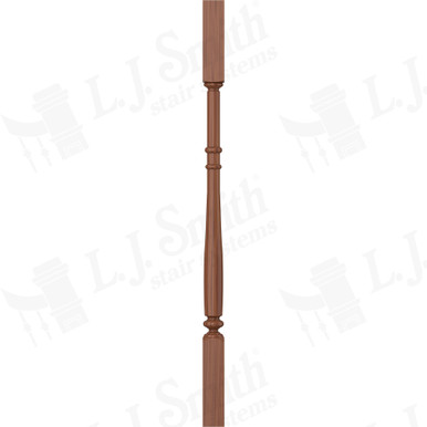 L.J. Smith 1-3/4" Square Top Baluster · LJ-5V25-C 34 — stair parts selection with LeviArs Design & Remodeling