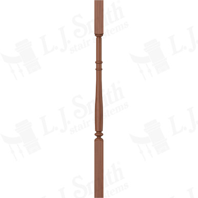 L.J. Smith 1-3/4" Square Top Baluster · LJ-5V25-C 38 — stair parts selection with LeviArs Design & Remodeling