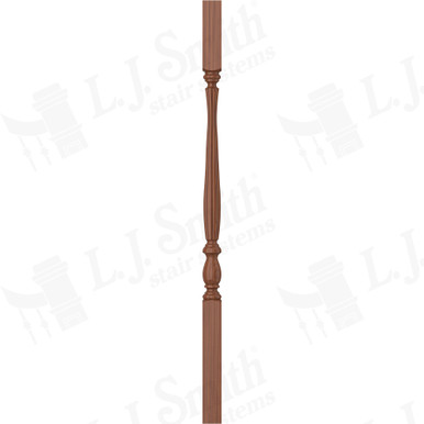 L.J. Smith 1-3/4" Square Top Baluster · LJB-2905-C 38 — stair parts selection with LeviArs Design & Remodeling