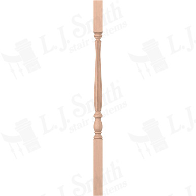 L.J. Smith 1-3/4" Square Top Baluster · LJB-2905-HM 38 — stair parts selection with LeviArs Design & Remodeling