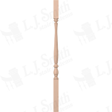 L.J. Smith 1-3/4" Square Top Baluster · LJB-2905-M 38 — stair parts selection with LeviArs Design & Remodeling
