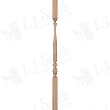 L.J. Smith 1-3/4" Square Top Baluster · LJB-2905-P 38 — stair parts selection with LeviArs Design & Remodeling