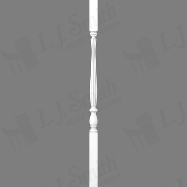 L.J. Smith 1-3/4" Square Top Baluster · LJB-2905-PRG 38 — stair parts selection with LeviArs Design & Remodeling