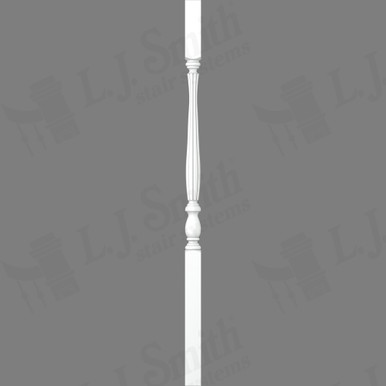 L.J. Smith 1-3/4" Square Top Baluster · LJB-2905-PRG 42 — stair parts selection with LeviArs Design & Remodeling