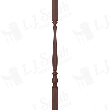 L.J. Smith 1-3/4" Square Top Baluster · LJB-2905-W 34 — stair parts selection with LeviArs Design & Remodeling
