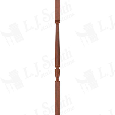 L.J. Smith 1-3/4" Square Top Baluster · LJF-2005-BRZC 38 — stair parts selection with LeviArs Design & Remodeling