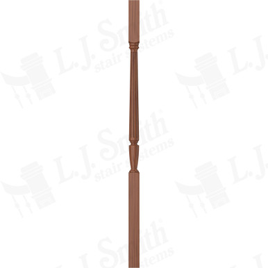 L.J. Smith 1-3/4" Square Top Baluster · LJF-2005-C 42 — stair parts selection with LeviArs Design & Remodeling