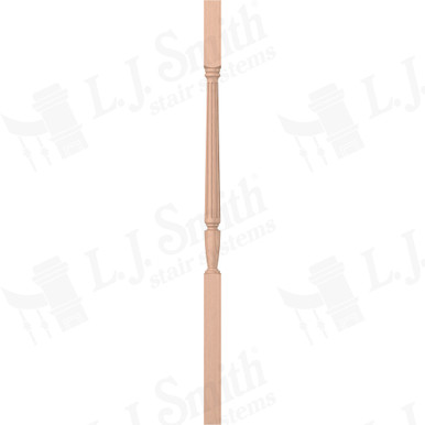 L.J. Smith 1-3/4" Square Top Baluster · LJF-2005-HM 42 — stair parts selection with LeviArs Design & Remodeling