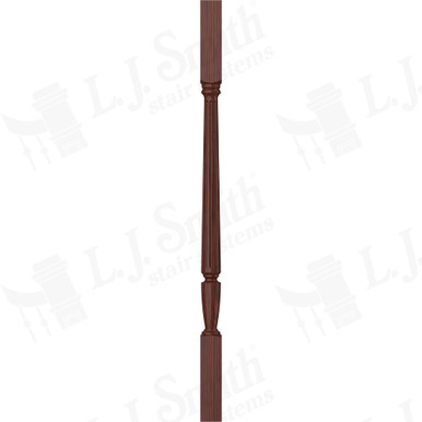 L.J. Smith 1-3/4" Square Top Baluster · LJF-2005-MH 34 — stair parts selection with LeviArs Design & Remodeling