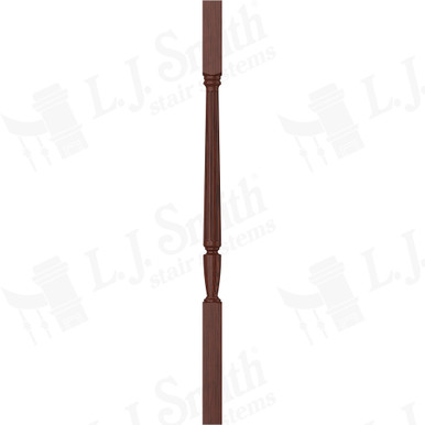 L.J. Smith 1-3/4" Square Top Baluster · LJF-2005-MH 38 — stair parts selection with LeviArs Design & Remodeling