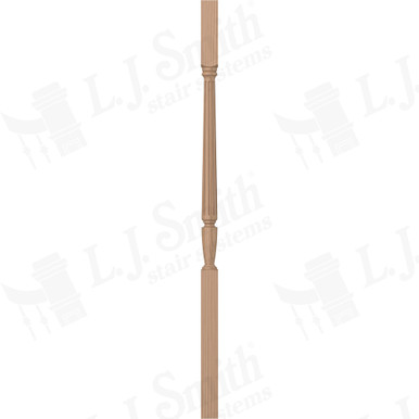 L.J. Smith 1-3/4" Square Top Baluster · LJF-2005-P 42 — stair parts selection with LeviArs Design & Remodeling