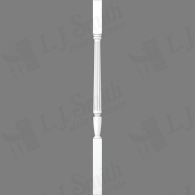 L.J. Smith 1-3/4" Square Top Baluster · LJF-2005-PRG 38 — stair parts selection with LeviArs Design & Remodeling