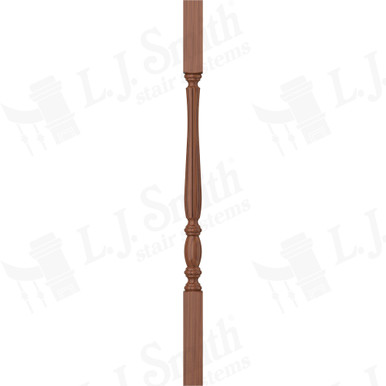 L.J. Smith 1-3/4" Square Top Baluster · LJF-2105-C 34 — stair parts selection with LeviArs Design & Remodeling