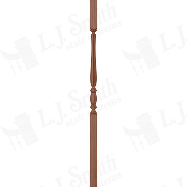L.J. Smith 1-3/4" Square Top Baluster · LJF-2105-C 42 — stair parts selection with LeviArs Design & Remodeling