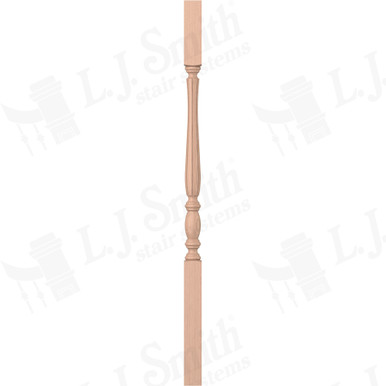 L.J. Smith 1-3/4" Square Top Baluster · LJF-2105-HM 38 — stair parts selection with LeviArs Design & Remodeling