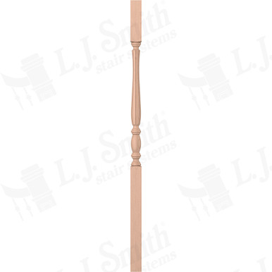 L.J. Smith 1-3/4" Square Top Baluster · LJF-2105-HM 42 — stair parts selection with LeviArs Design & Remodeling