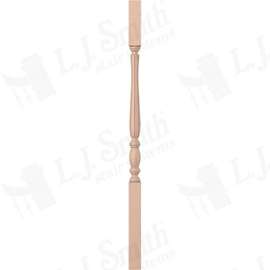 L.J. Smith 1-3/4" Square Top Baluster · LJF-2105-M 38 — stair parts selection with LeviArs Design & Remodeling