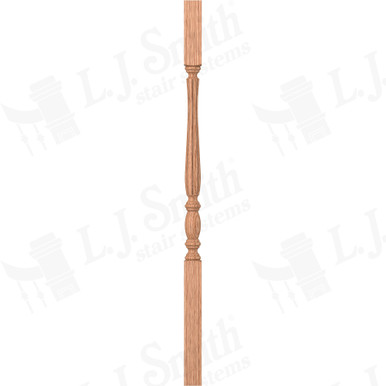 L.J. Smith 1-3/4" Square Top Baluster · LJF-2105-O 38 — stair parts selection with LeviArs Design & Remodeling