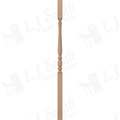 L.J. Smith 1-3/4" Square Top Baluster · LJF-2105-P 42 — stair parts selection with LeviArs Design & Remodeling