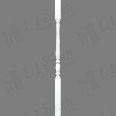 L.J. Smith 1-3/4" Square Top Baluster · LJF-2105-PRG 38 — stair parts selection with LeviArs Design & Remodeling