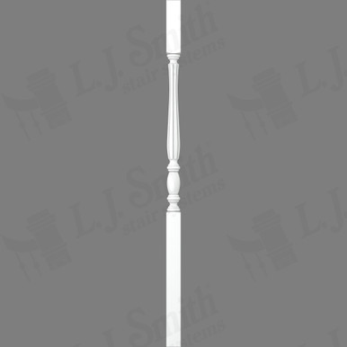 L.J. Smith 1-3/4" Square Top Baluster · LJF-2105-PRG 42 — stair parts selection with LeviArs Design & Remodeling